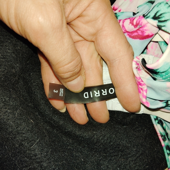 TORRID Floral Peplum Swim Tank 3XL - Picture 7 of 7